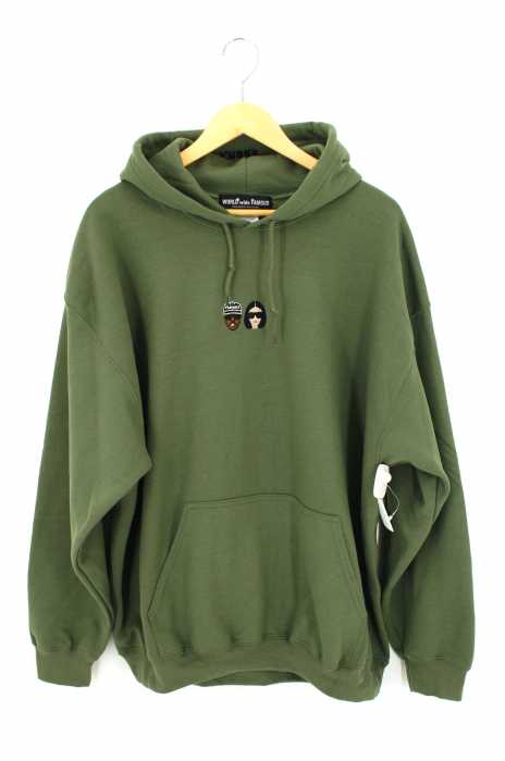 WORLD WIDE FAMOUS（ワールドワイドフェイマス） KIMYE PULLOVER HOODIE KHAKI メンズ トップス