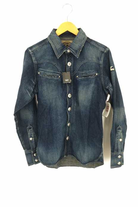 TMT(ティーエムティー) PARACHUTE-CONCOH WESTERN DENIM SHIRTS パラシュートコンチョウエスタンデニムシャツ メンズ トップス