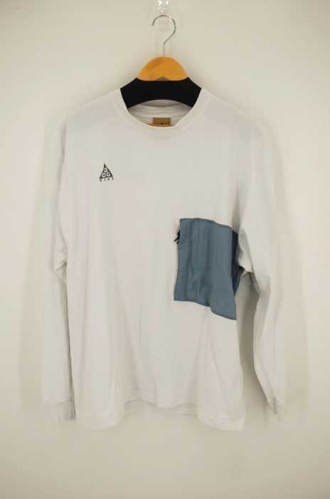 NIKE （ナイキ） AS M ACG LS TOP SUMMIT WHITE/AVIATOR GREY メンズ トップス