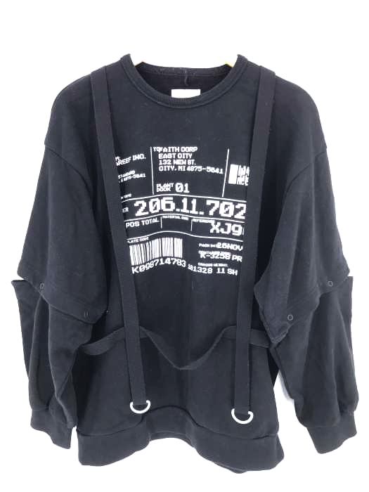 SHAREEF（シャリーフ） SEPARATE SLEEVE BIG SWEAT メンズ トップス