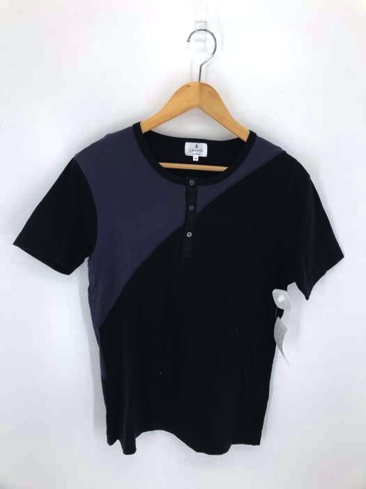 LANVIN en Bleu（ランバンオンブルー） コットン切替カットソー メンズ トップス