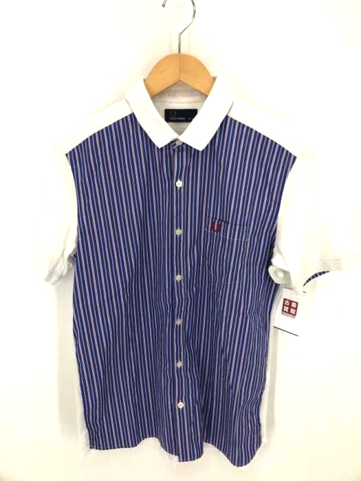 FRED PERRY（フレッドペリー） ポロ衿半袖切替シャツ メンズ トップス