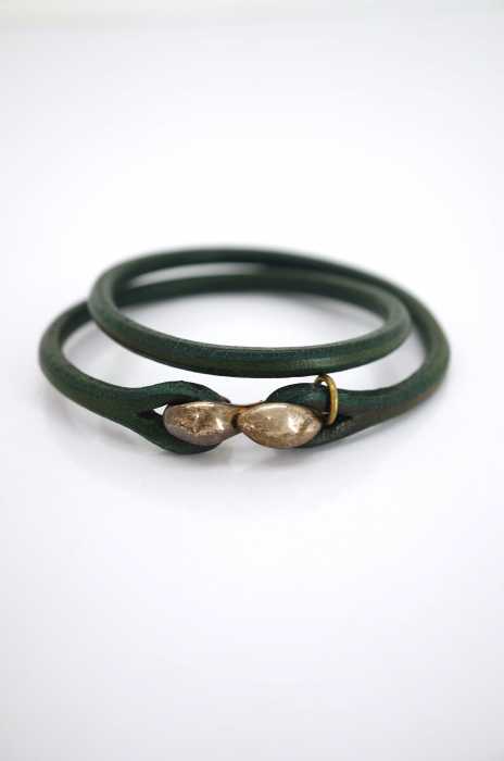 CRAMP (クランプ) レザーブレスレット メンズ アクセサリー