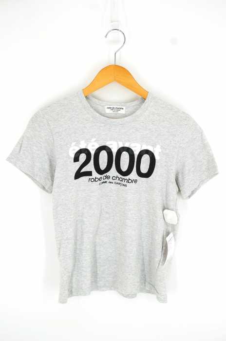 robe de chambre COMME des GARCONS（ローブドシャンブルコムデギャルソン） AD1998 99SS ロゴプリント半袖Tシャツ レディース トップス