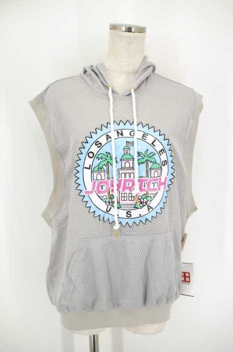 JOYRICH (ジョイリッチ) ロゴプリントメッシュパーカー レディース トップス