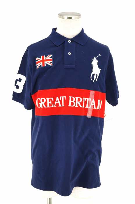 Polo by RALPH LAUREN （ポロバイラルフローレン） GREAT BRITAIN ビッグポニーポロシャツ メンズ トップス