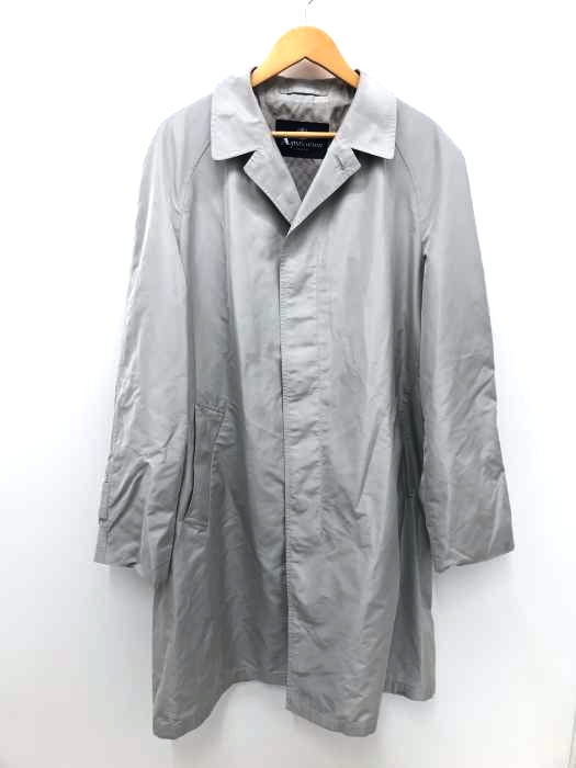 AQUASCUTUM（アクアスキュータム） シルク混 比翼ステンカラーコート