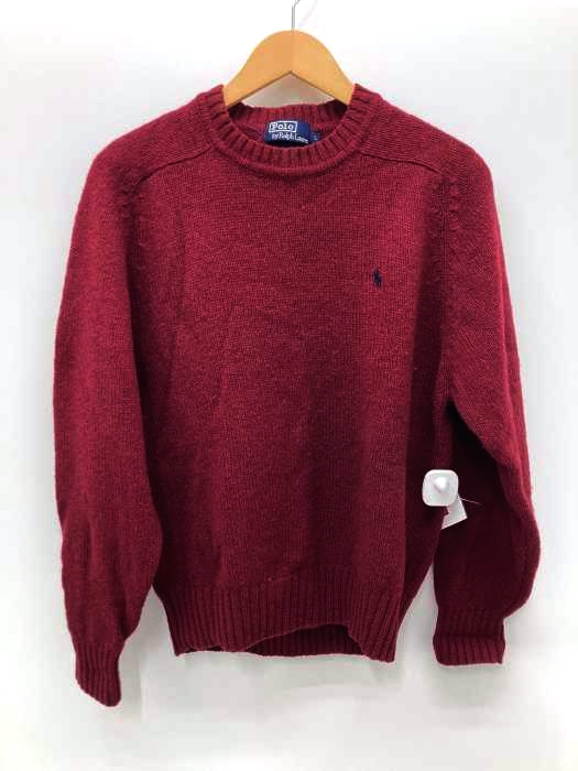 Polo by RALPH LAUREN(ポロバイラルフローレン) 香港製 ウールクルーネックニット メンズ トップス