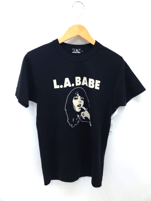 HYSTERIC GLAMOUR Tシャツ L.A. BABE HYSTERIC GLAMOUR（ヒステリックグラマー） L.A.BABE クルーネックT