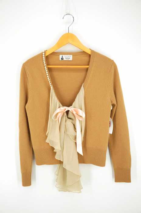leur logette × PINCEAU（ルルロジェッタ × パンソー） デザイン加工 カーディガン レディース トップス