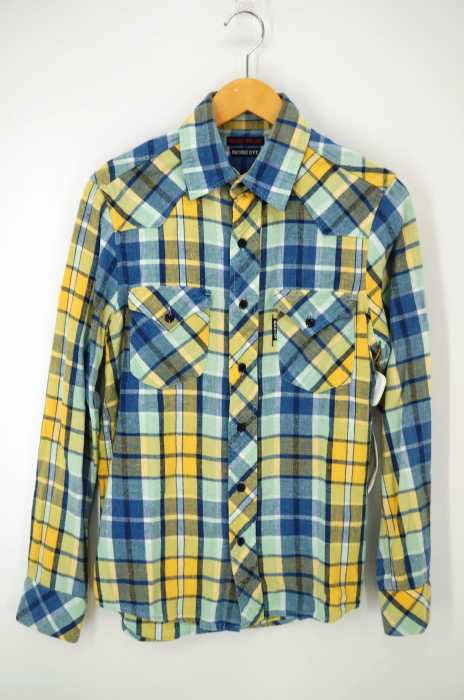 BLUE BLUE（ブルーブルー） INDIGO DYE ネルシャツ メンズ トップス