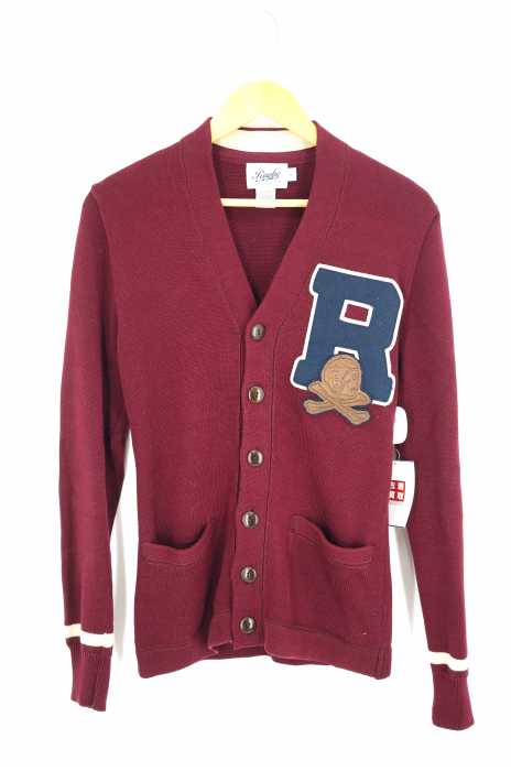 Rugby Ralph Lauren（ラグビーラルフローレン） レザーパッチカレッジレタードカーディガン メンズ トップス