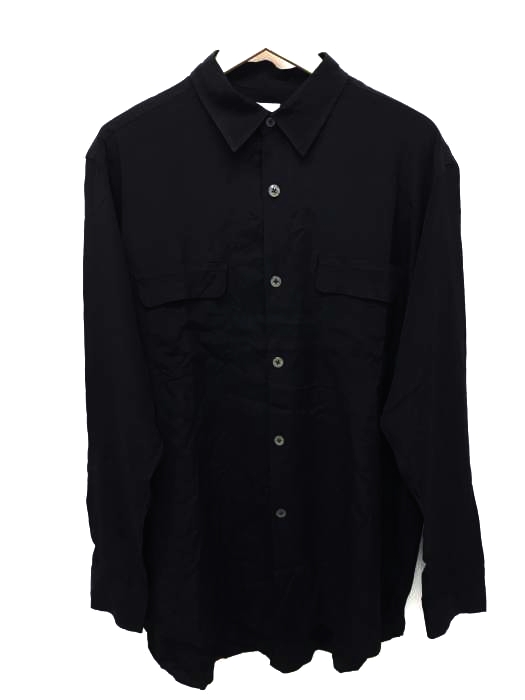 Yohji Yamamoto COSTUME DHOMME（ヨウジヤマモト コスチュームドオム） フラップポケットレーヨンシャツ メンズ トップス