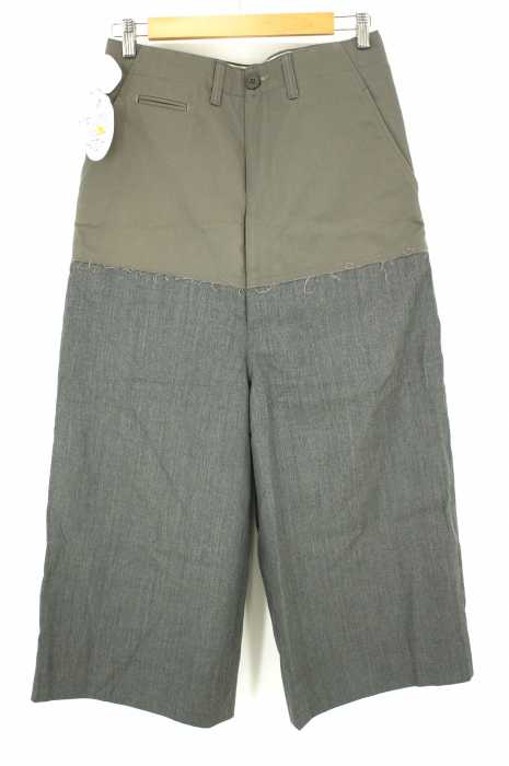 COMME des GARCONS GANRYU （コムデギャルソンガンリュウ） AD2012チノ切替ワイドパンツ メンズ パンツ
