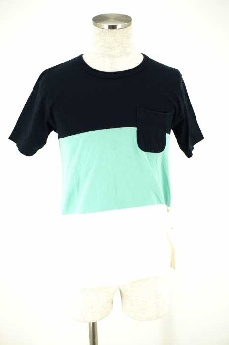 ALOYE （アロイ） 切替ポケットTシャツ メンズ トップス
