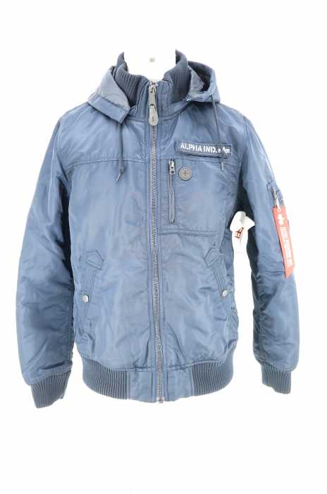ALPHA INDUSTRIES （アルファインダストリーズ） MA-1 フーデッド ジャケット メンズ アウター