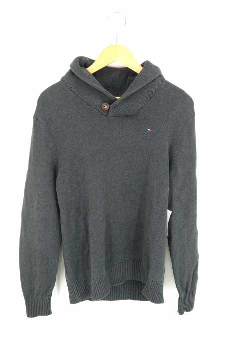 TOMMY HILFIGER （トミーヒルフィガー） エルボーパッチ デザインニット メンズ トップス