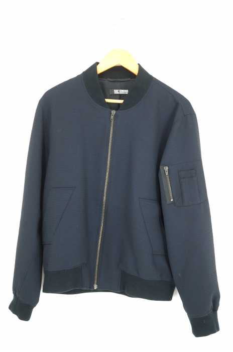 RAF SIMONS (ラフシモンズ) 09SS エンボス地ジップブルゾン メンズ アウター