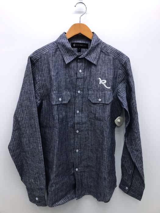 ROCAWEAR（ロカウェア） 刺繍ストライプワークシャツ メンズ トップス