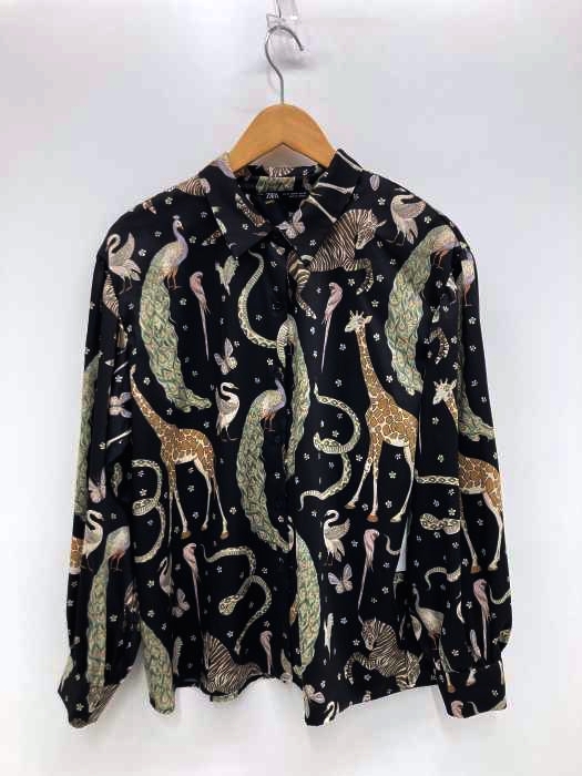 ZARA（ザラ） アニマル総柄シャツ レディース トップス