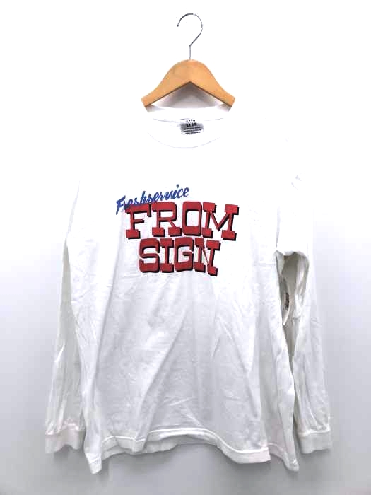 FROM SIGN(フロムサイン) プリント長袖カットソー メンズ トップス