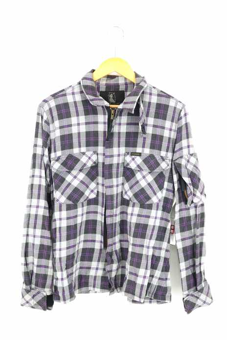 HYSTERIC GLAMOUR （ヒステリックグラマー） ジップアップ シャツジャケット メンズ アウター