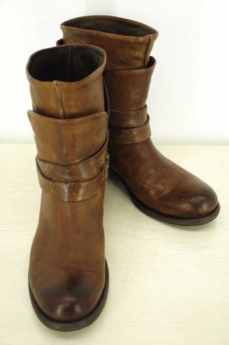 LATITUDE FEMME （） レザーショートブーツ レディース シューズ