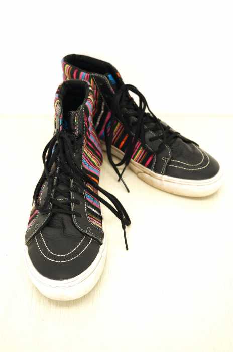 VANS （バンズ） sk8-hi レザー切替ハイカットスニーカー メンズ シューズ