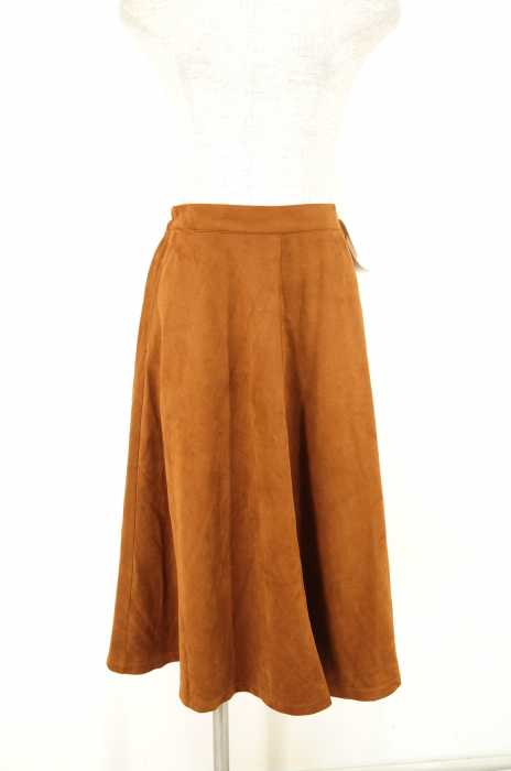 w closet (ダブルクローゼット) フェイクスエード レディース スカート