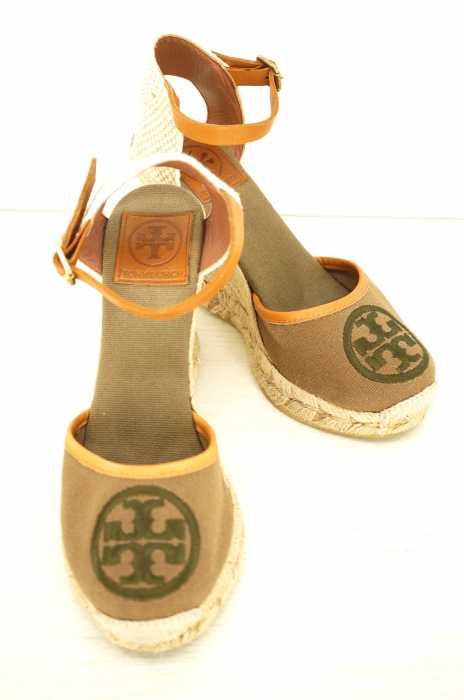 TORY BURCH（トリーバーチ） レザー使い エスパドリーユ レディース シューズ