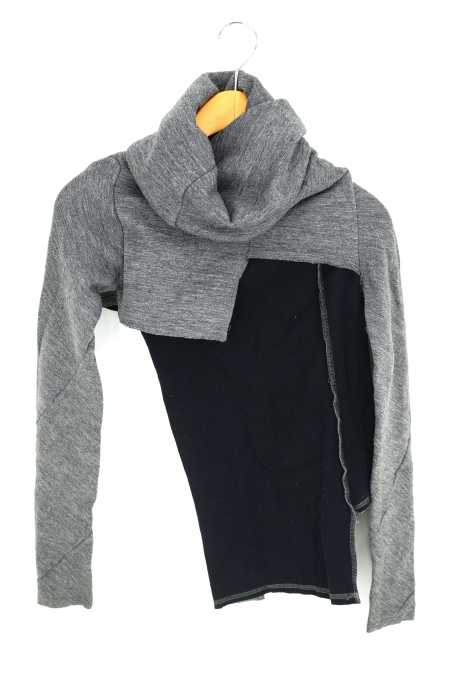 COMME des GARCONS （コムデギャルソン） AD2002 02AW Free Knitting期 インサイドアウト変形ウールトップス レディース トップス