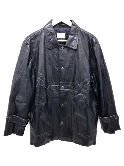 ANGEL LEATHER（エンジェルレザー） スナップボタンレザージャケット メンズ アウター