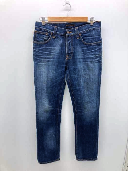 Nudie Jeans（ヌーディージーンズ） GRIM TIM ダメージ加工デニムパンツ メンズ パンツ