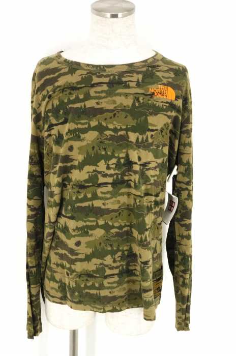 THE NORTH FACE （ザノースフェイス） カモ柄ロングTシャツ メンズ トップス