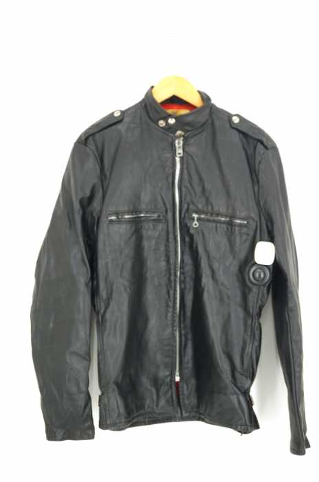 USED古着  （ユーズドフルギ） steerhide レザージャケット シングルライダース メンズ アウター