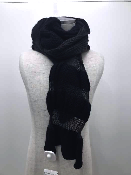 Ann DEMEULEMEESTER（アンドゥムルメステール） 切替ボーダーマフラー メンズ ファッション雑貨