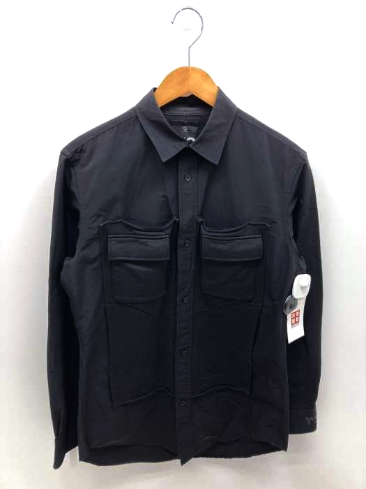 Y-3（ワイスリー） 異素材切替ポケットデザインシャツ メンズ トップス