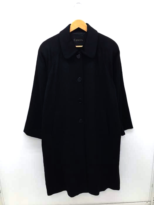 USED古着（ユーズドフルギ） CEREZO カシミア ステンカラーコート レディース アウター