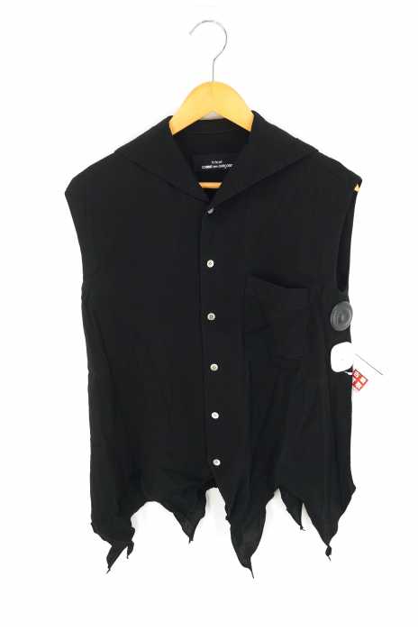 tricot COMME des GARCONS （トリココムデギャルソン） 裾デザイン ノースリーブシャツ メンズ トップス