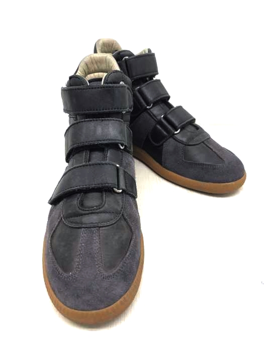 Maison Martin Margiela（メゾンマルタンマルジェラ） ジャーマントレーナー ベルクロハイカットスニーカー レディース シューズ