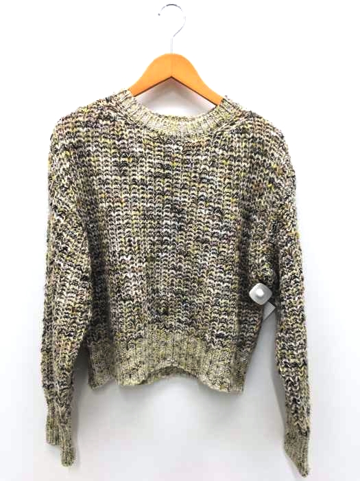 6（ROKU） BEAUTY＆YOUTH UNITED ARROWS（ロクビューティーアンドユースユナイテッドアローズ） MIX BIG KNIT PULLOVER レディース トップス