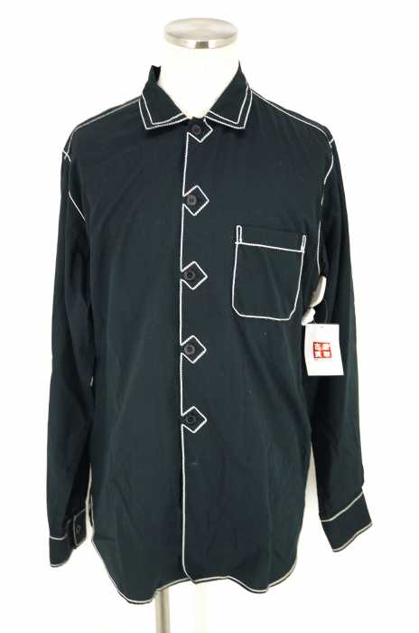 Yohji Yamamoto POUR HOMME （ヨウジヤマモトプールオム） ステッチデザイン ボタンシャツ メンズ トップス