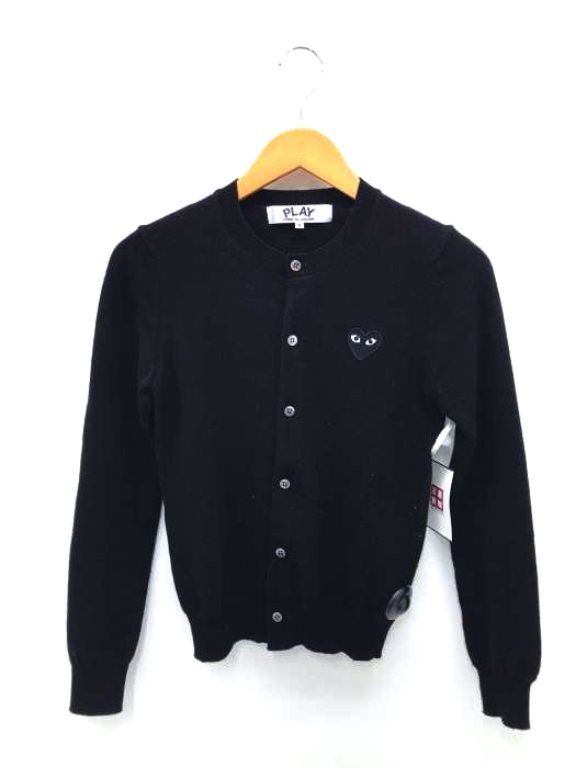 PLAY COMME des GARCONS（プレイコムデギャルソン） 2019/12 クルーネックカーディガン レディース トップス