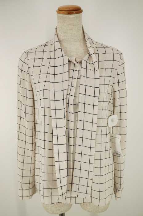 UNITED ARROWS （ユナイテッドアローズ） チェック柄ボウタイブラウス レディース トップス