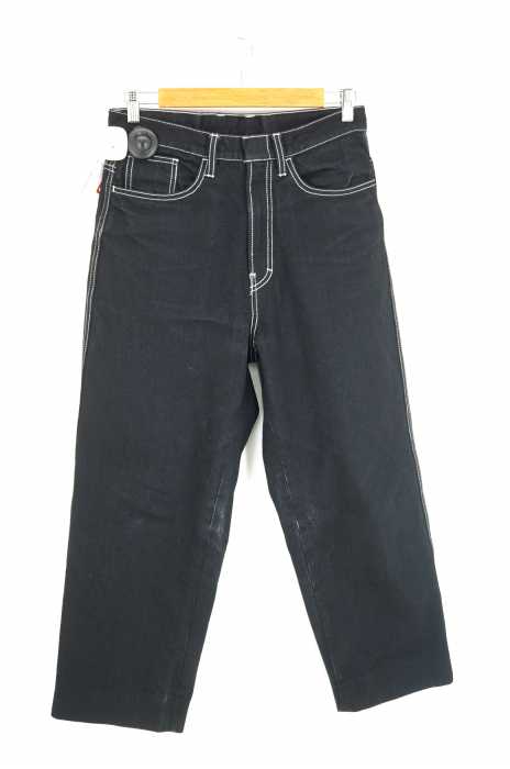 【人気急上昇】 UNUSED - UNUSED 18SS 完売品デニムバギーパンツ ステッチ UW0666 デニム/ジーンズ UNUSED (アンユーズド) Denim Baggy Pants ステッチデニムバギー