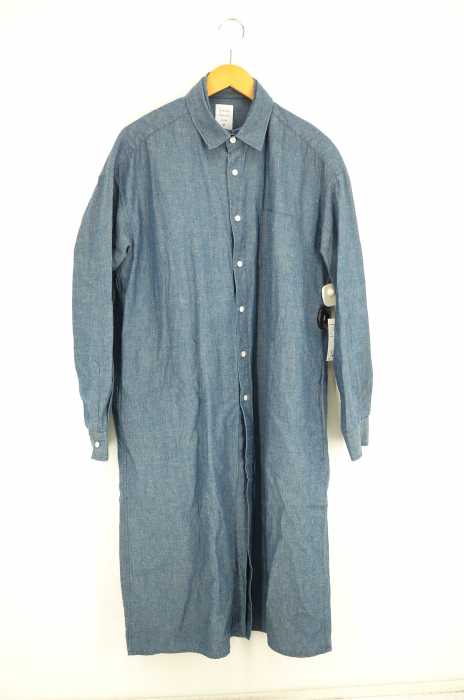 MR.GENTLEMAN （ミスタージェントルマン） シャンブレー ロングシャツ メンズ トップス