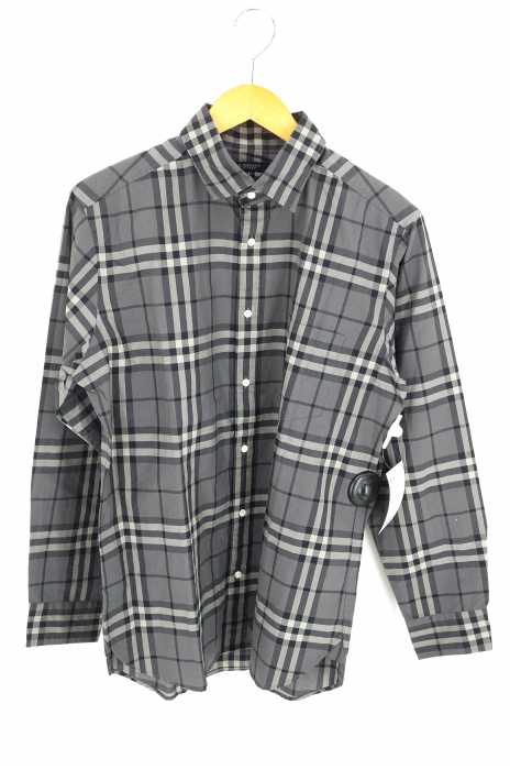 BURBERRY LONDON（バーバリーロンドン） チェック柄長袖シャツ メンズ トップス