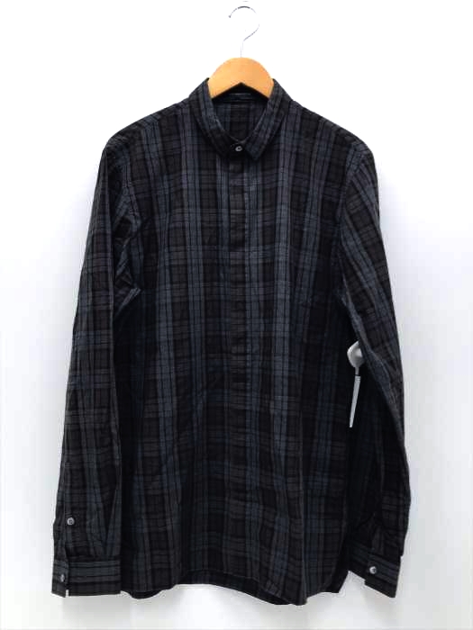 KRIS VAN ASSCHE（クリスヴァンアッシュ） 比翼チェックシャツ メンズ トップス