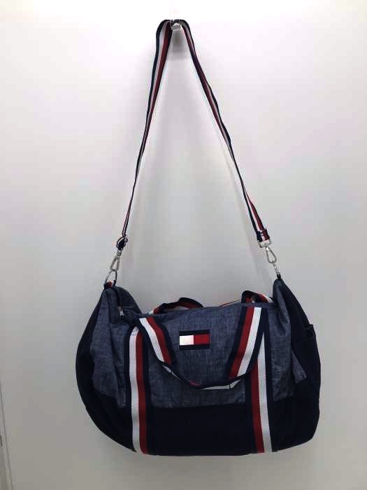TOMMY HILFIGER（トミーヒルフィガー） 2WAY トリコロール シャンブレーボストンバッグ メンズ バッグ