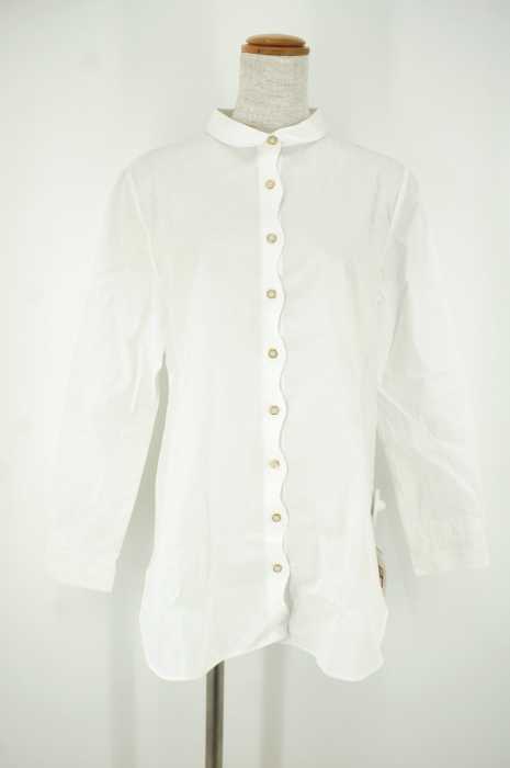 ZARA BASIC （ザラベーシック） 丸襟ボタンブラウス レディース トップス